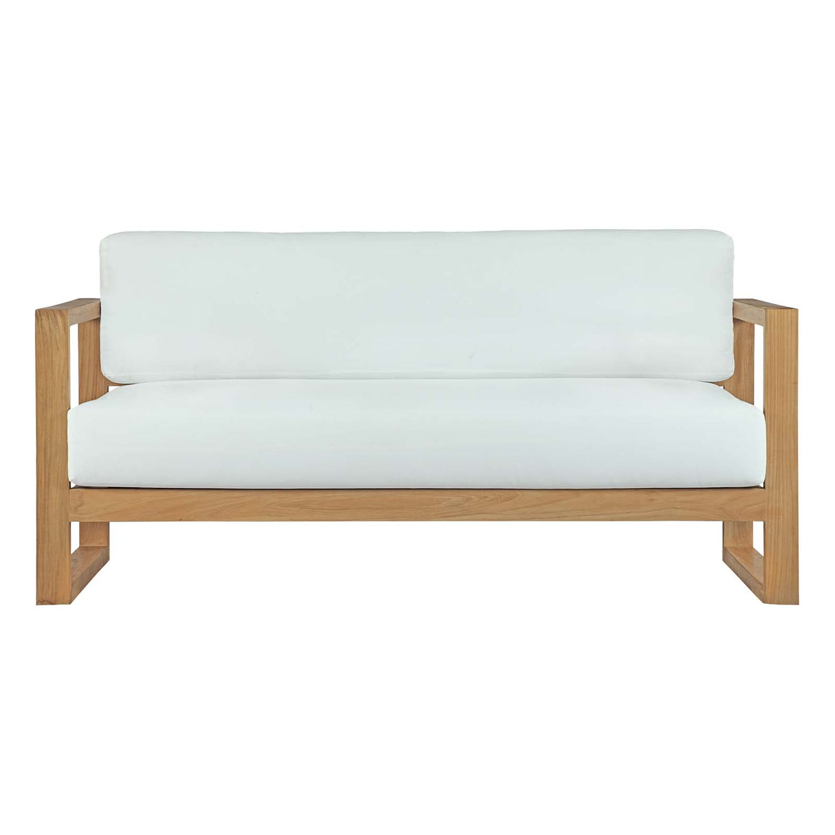 Upland Outdoor Patio Teak Sofa - BUILDMYPLACE