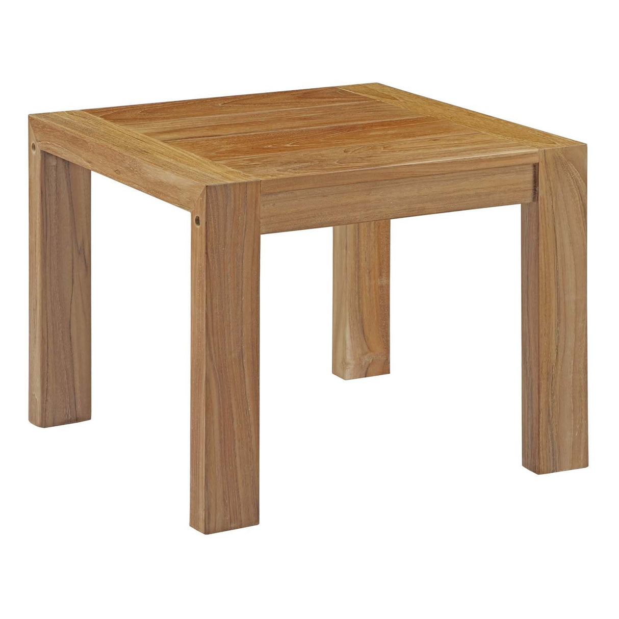 Upland Outdoor Patio Wood Side Table - BUILDMYPLACE
