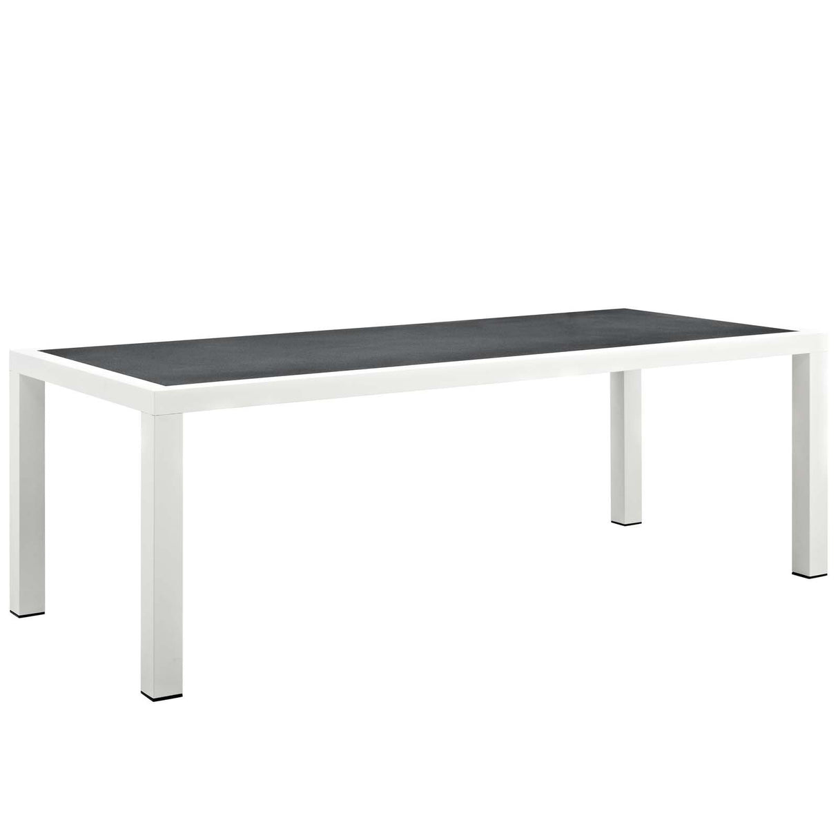 Stance 90.5 Inch Outdoor Patio Aluminum Dining Table - BUILDMYPLACE