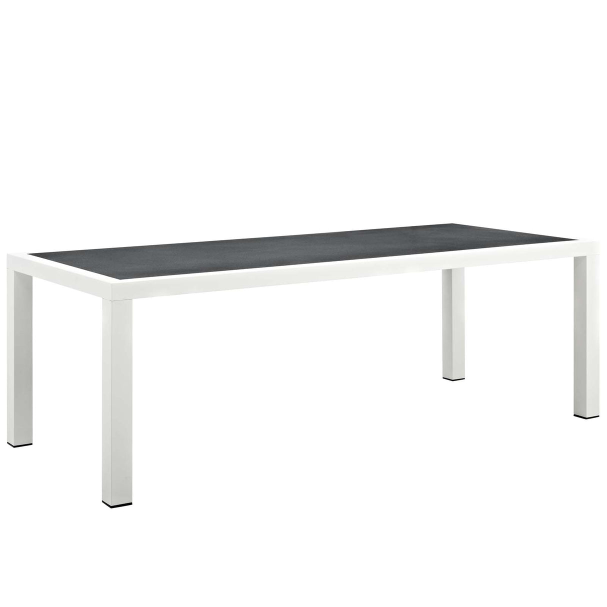 Stance 90.5 Inch Outdoor Patio Aluminum Dining Table - BUILDMYPLACE