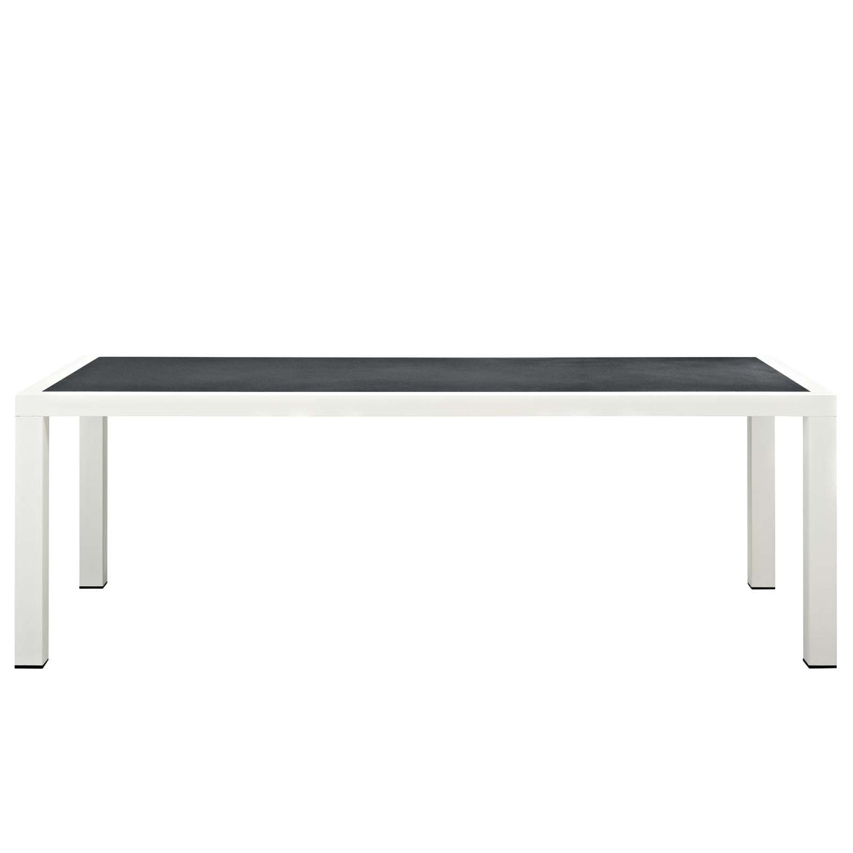 Stance 90.5 Inch Outdoor Patio Aluminum Dining Table - BUILDMYPLACE