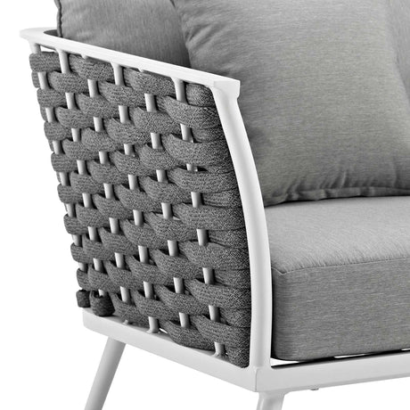 Stance Outdoor Patio Aluminum Armchair - BUILDMYPLACE