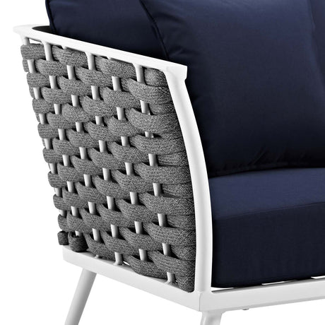 Stance Outdoor Patio Aluminum Armchair - BUILDMYPLACE