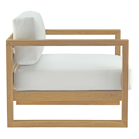 Upland 4 Piece Outdoor Patio Teak Set - BUILDMYPLACE