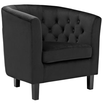 Modern prospect Stain Resistant Velvet Armchair - Plastic Foot Glide Chair- 3 Set