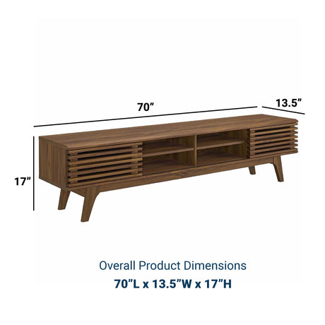 Render 70" Entertainment Center TV Stand - BUILDMYPLACE
