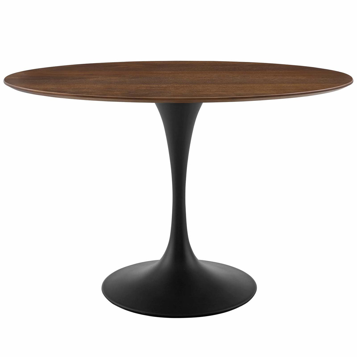 Lippa 48" Oval Walnut Dining Table - BUILDMYPLACE
