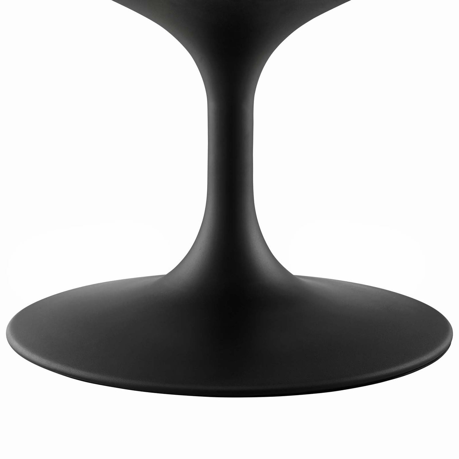 Lippa 48"Oval Top Coffee Table - Metal Tapered Base Dining Table