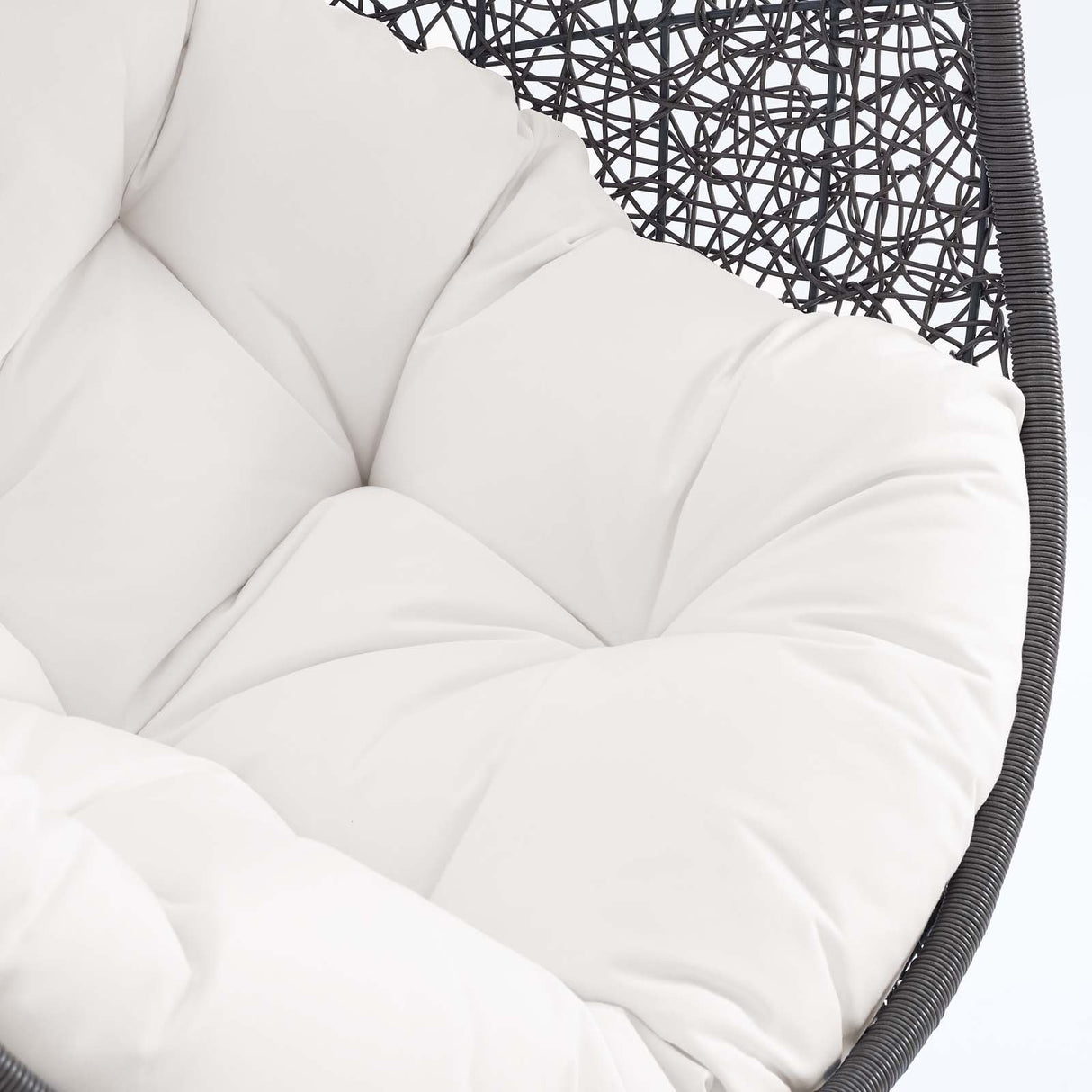 Terrace Egg Shape Hammock Chair With Hanging Kits & Stand - In Multicolor Cushions