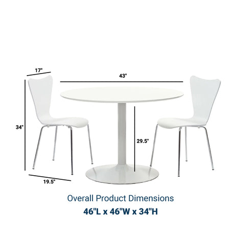 Revolve 3 Piece Dining Set - BUILDMYPLACE