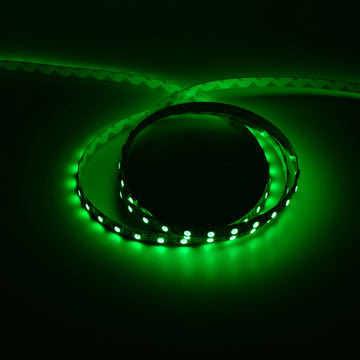 12V Flexible LED Strip Lights W/ DC Connector - 126 Lumens/ft - SMD5050 - IP65 Rated
