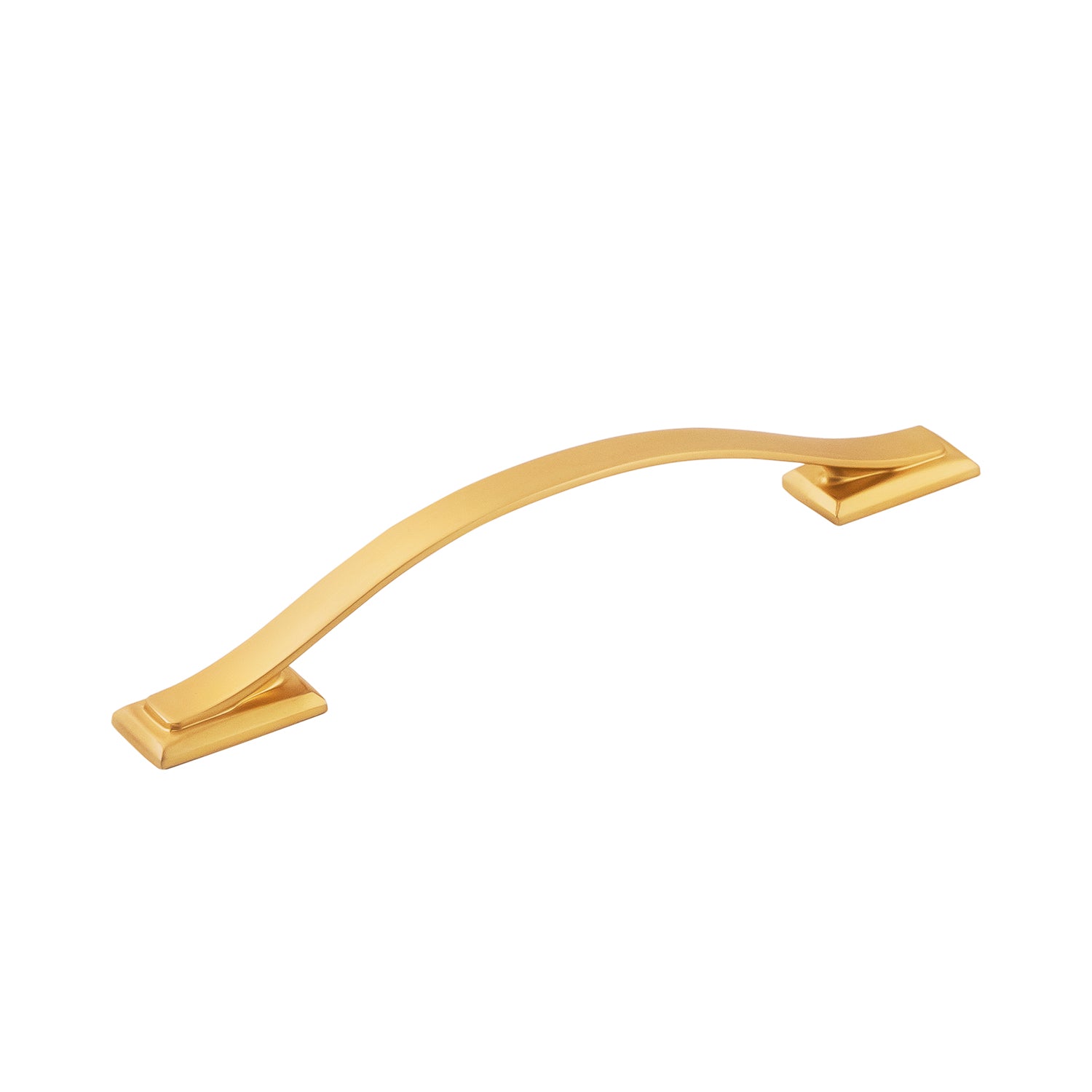 satin brass cabinet pulls 5-1/16 Inch (128mm) Center to Center - Hickory  Hardware