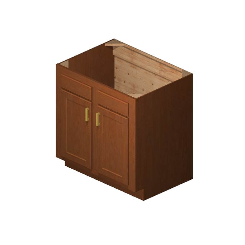 Elegant Oak Shaker Sink Base 33 & 36 Quality Shaker Kitchen