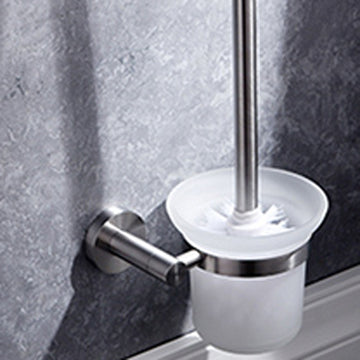 Bagno Nera Stainless Steel Toilet Brush - Satin Nickel