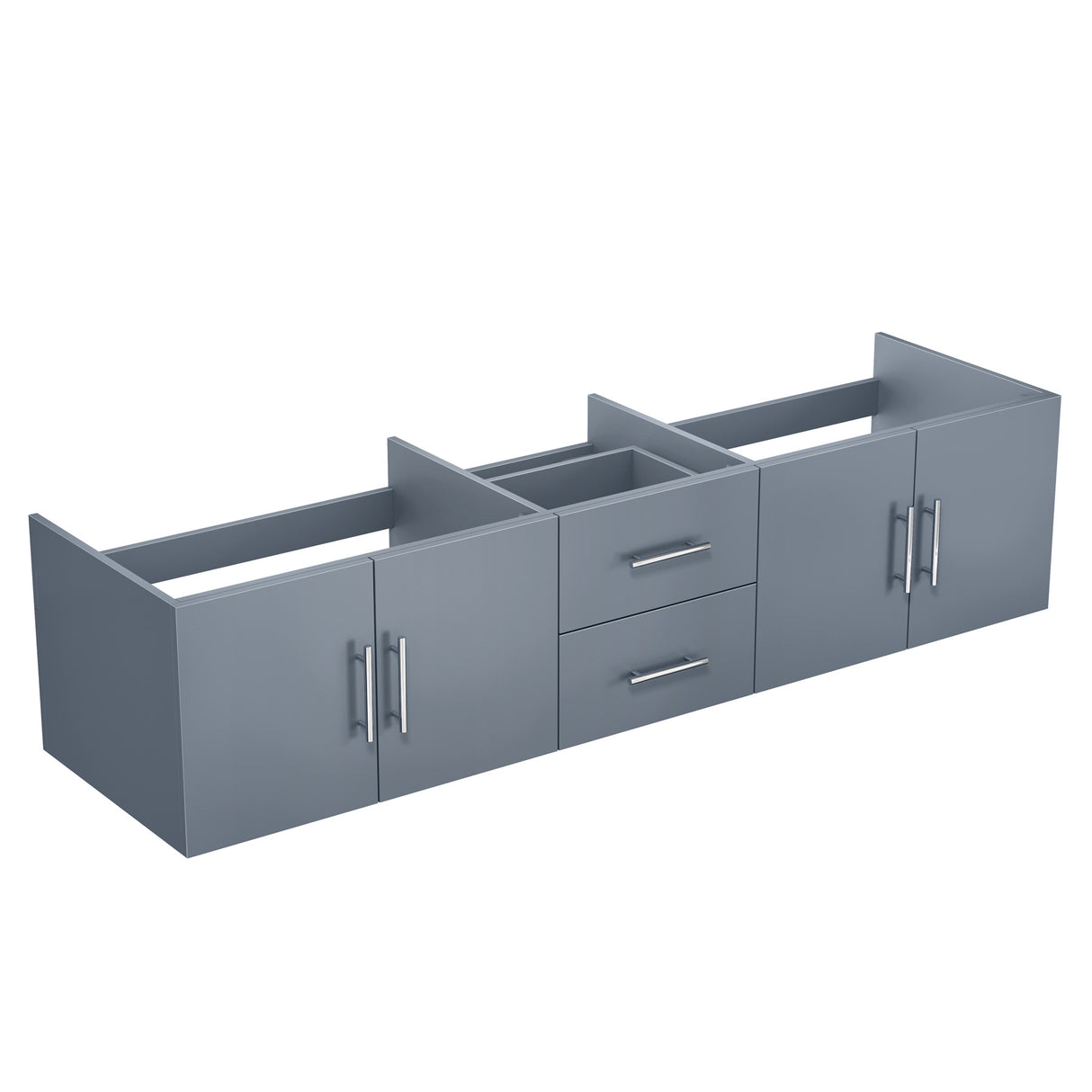 Geneva 80" Dark Grey Vanity Cabinet Only