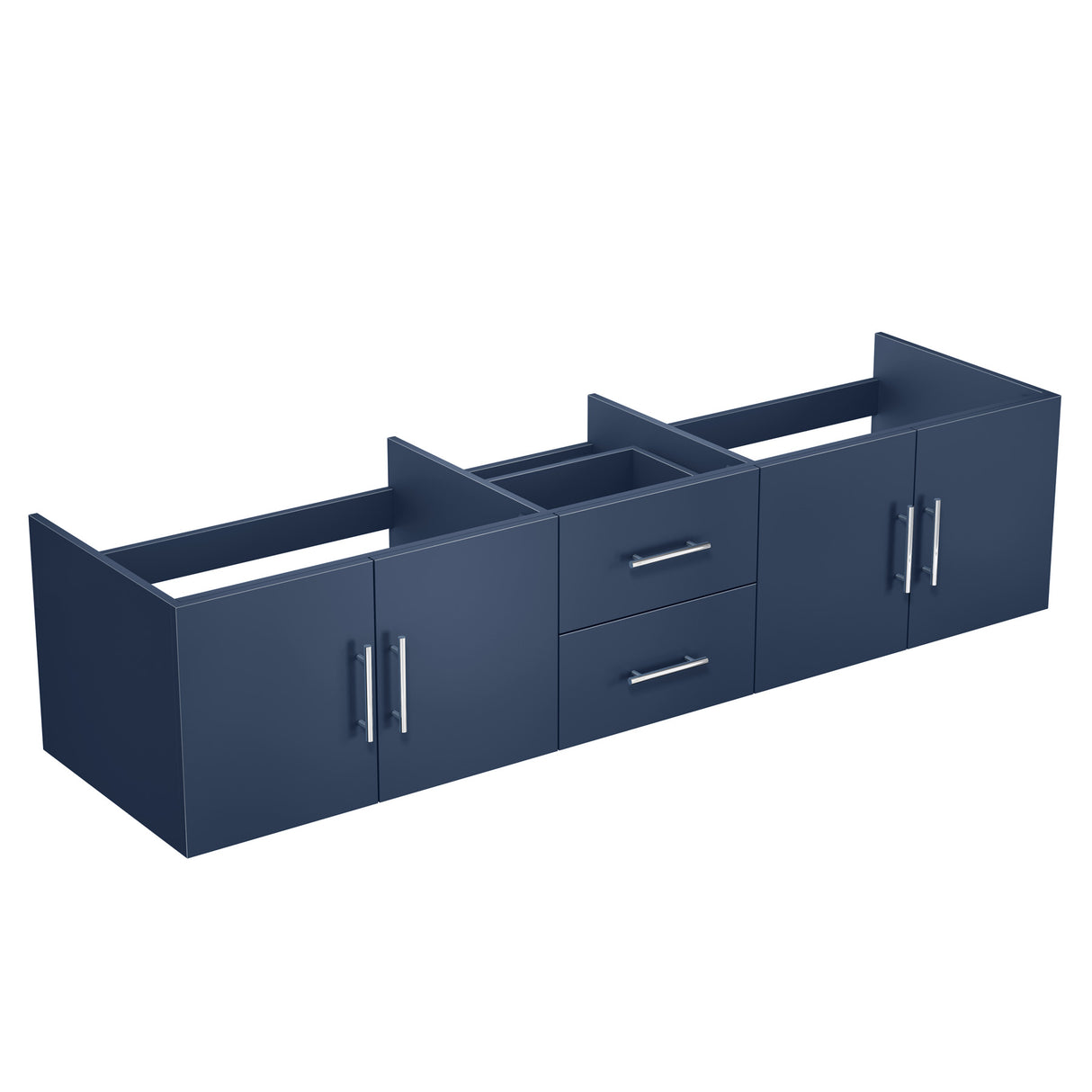 Geneva 80" Navy Blue Vanity Cabinet Only