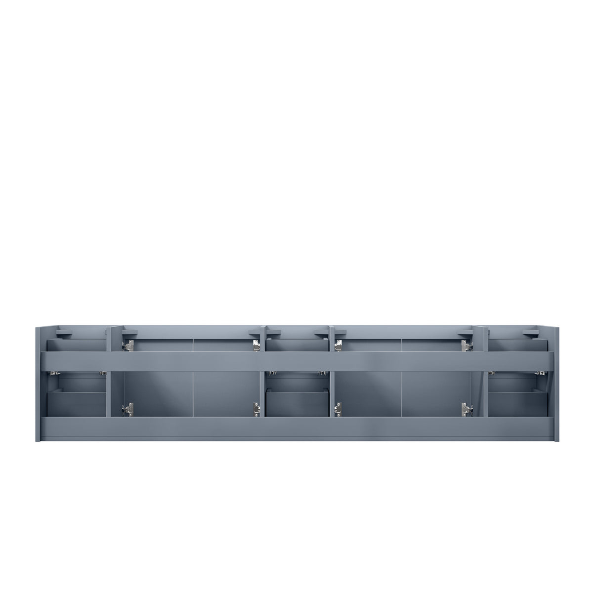 Geneva 84" Dark Grey Vanity Cabinet Only