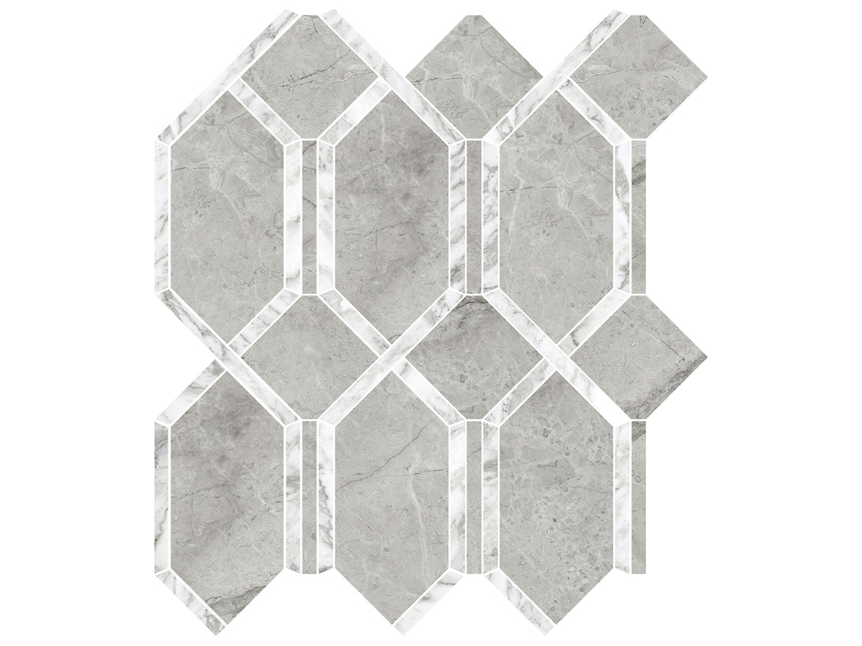 Modella La Marca Paradiso Polished Glazed Porcelain Mosaic