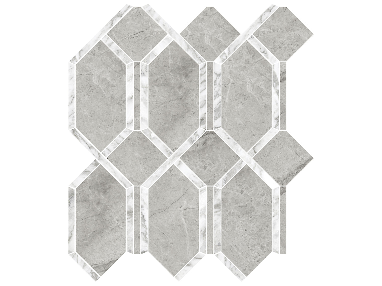 Modella La Marca Paradiso Polished Glazed Porcelain Mosaic