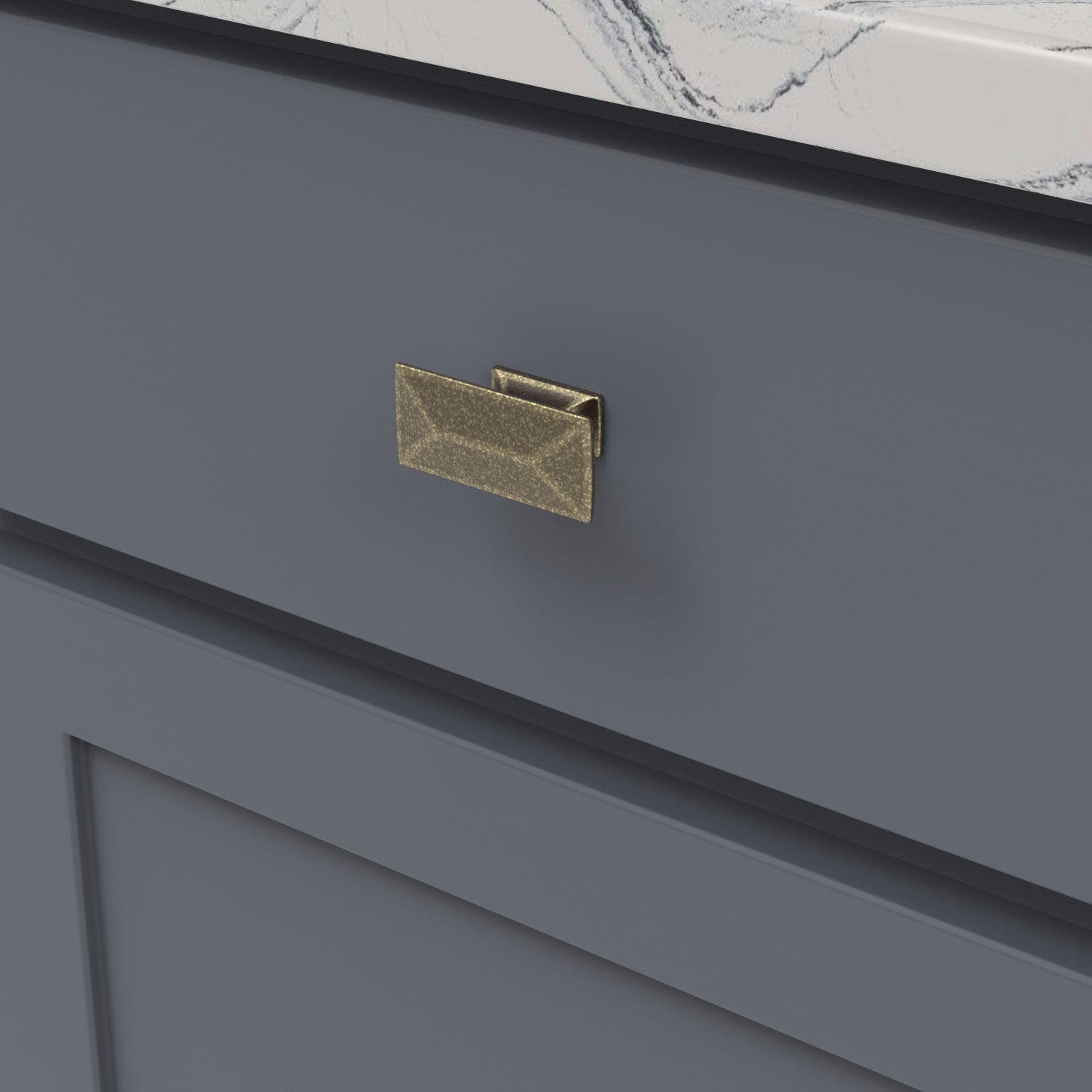 Knob 2-5/16 Inch x 1-1/16 Inch - Bungalow Collection