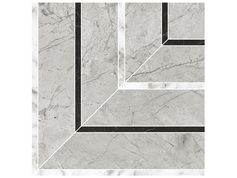 Picco La Marca Paradiso Argento Honed Glazed Porcelain Mosaic