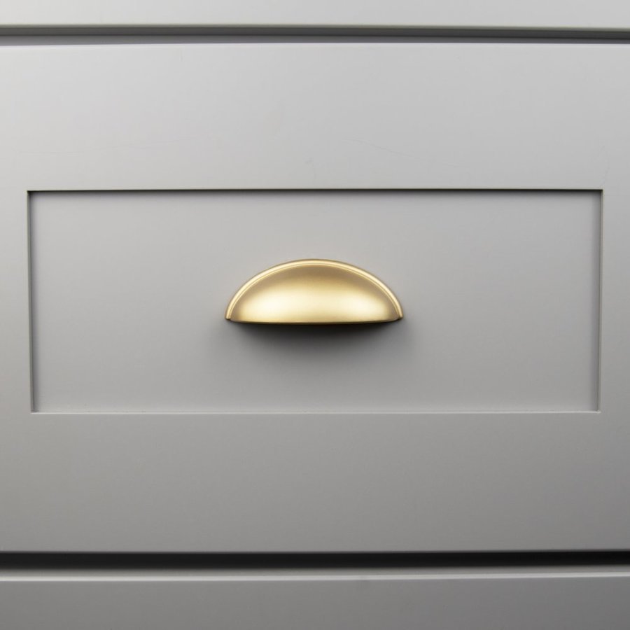 Heritage Designs Collection -  PULL, CUP, 3" Center to Center, (Pack of 10 Pulls) - Hickory Hardware|R077748