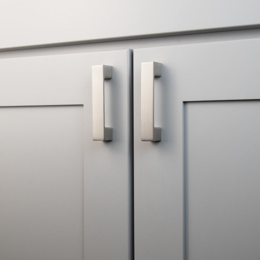 Heritage Designs Collection - SQUARE BAR PULL, 128MM Center to Center, (Pack of 10 Pulls) - Hickory Hardware|R077747