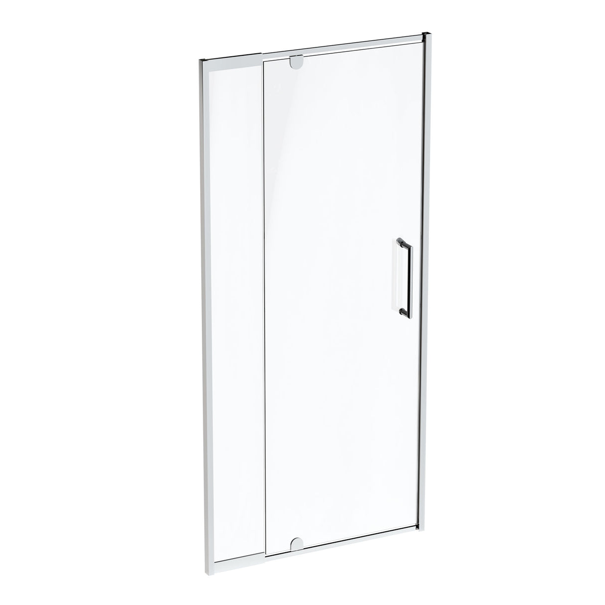 Ivanees 36 In. W X 76 In. H Framed Pivot Glass Shower Door With Soft- Closing Clear Tempered Glass