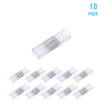 Middle Connector For Flexible Neon LED Rope Light - 10-Pack