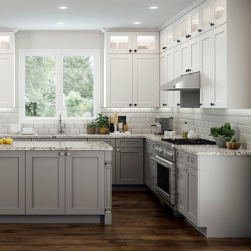 Kitchen Cabinet - Grey Shaker Cabinet Sample Door - Elegant Dove