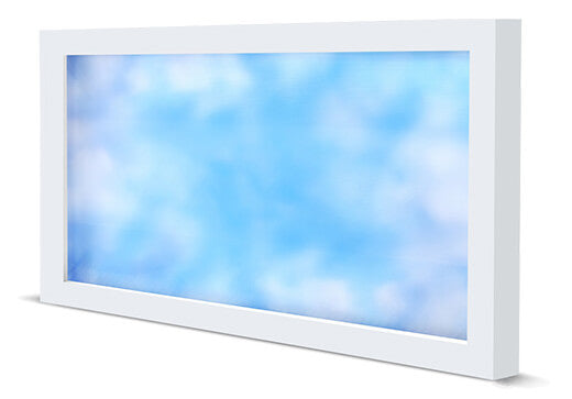 LED Panel, 236-260W, 2500-10000K, 4000-5000LM, 90-277V, Dim: 46" 22.44" 2.87", (Pure blue sky or Cloudy sky, optional)
