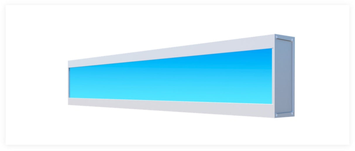 LED panel, 150W, 2500-10000k, 3500-4500LM, 90-277V, Dim: 58" 10.6" 4.56, Beam angle 30 degree
