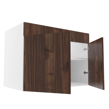 RTA - Walnut - Sink Base Cabinets | 42"W x 34.5"H x 24"D