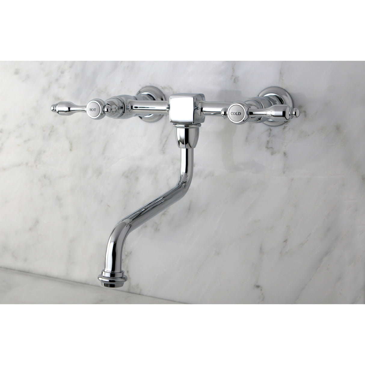 Tudor Wall Mount Bathroom Faucet