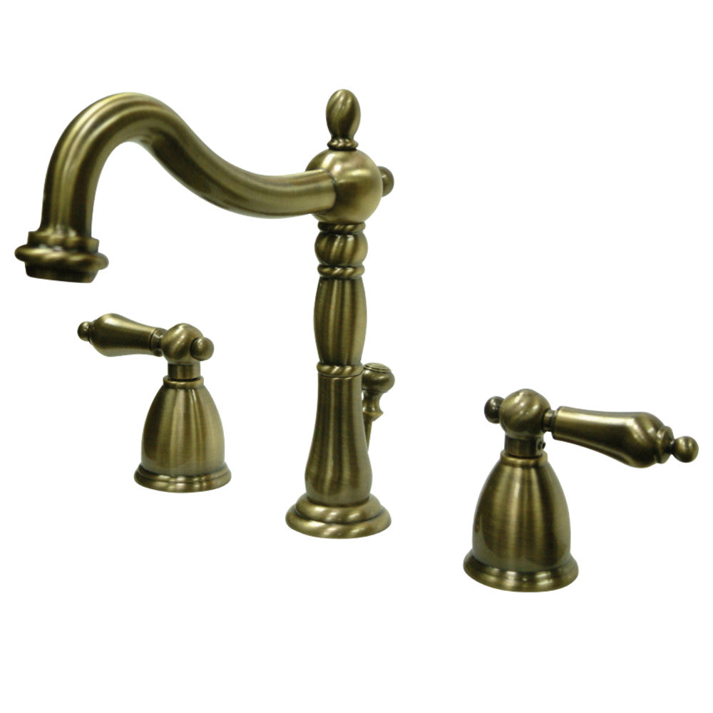 Heritage 8 inch Widespread Traditional Bathroom Faucet