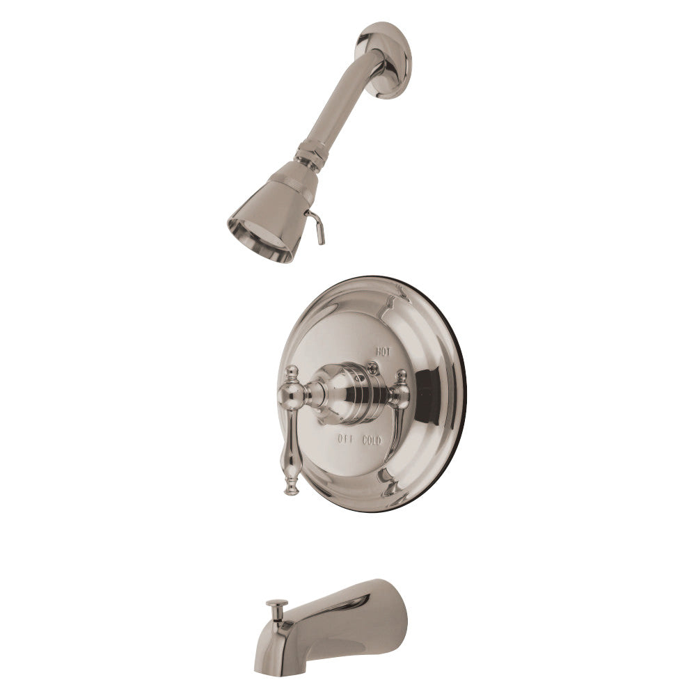 Milano Tub And Shower Faucet In Metal Lever Handle