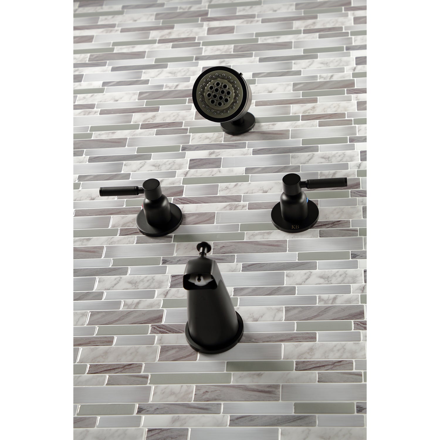 Kaiser Two Handle Tub And Shower Faucet