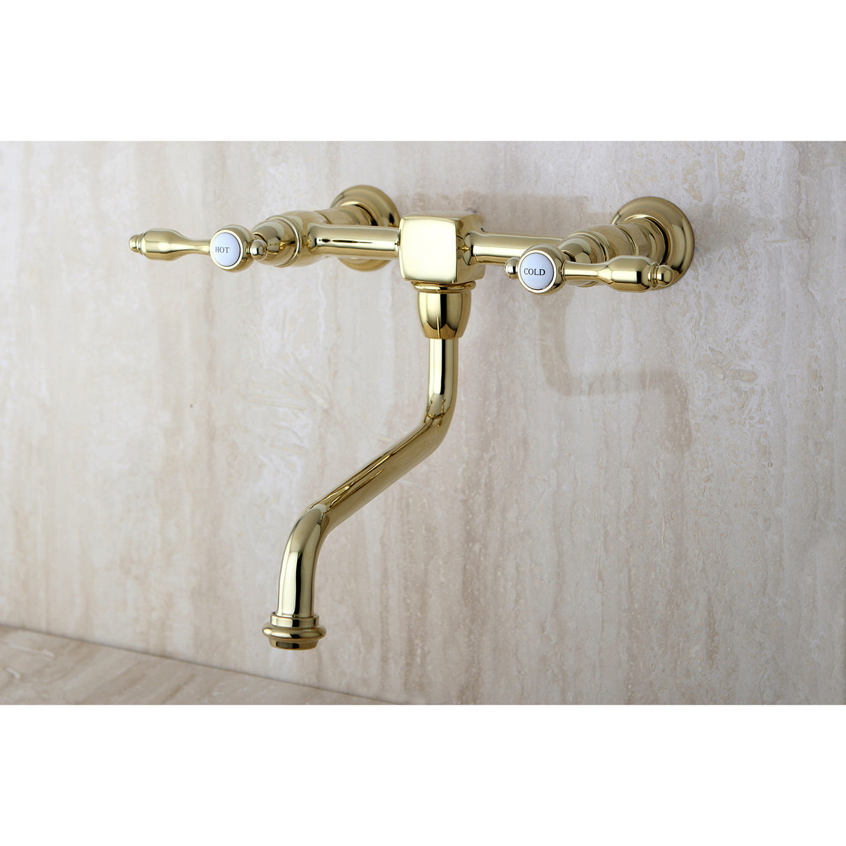 Tudor Wall Mount Bathroom Faucet