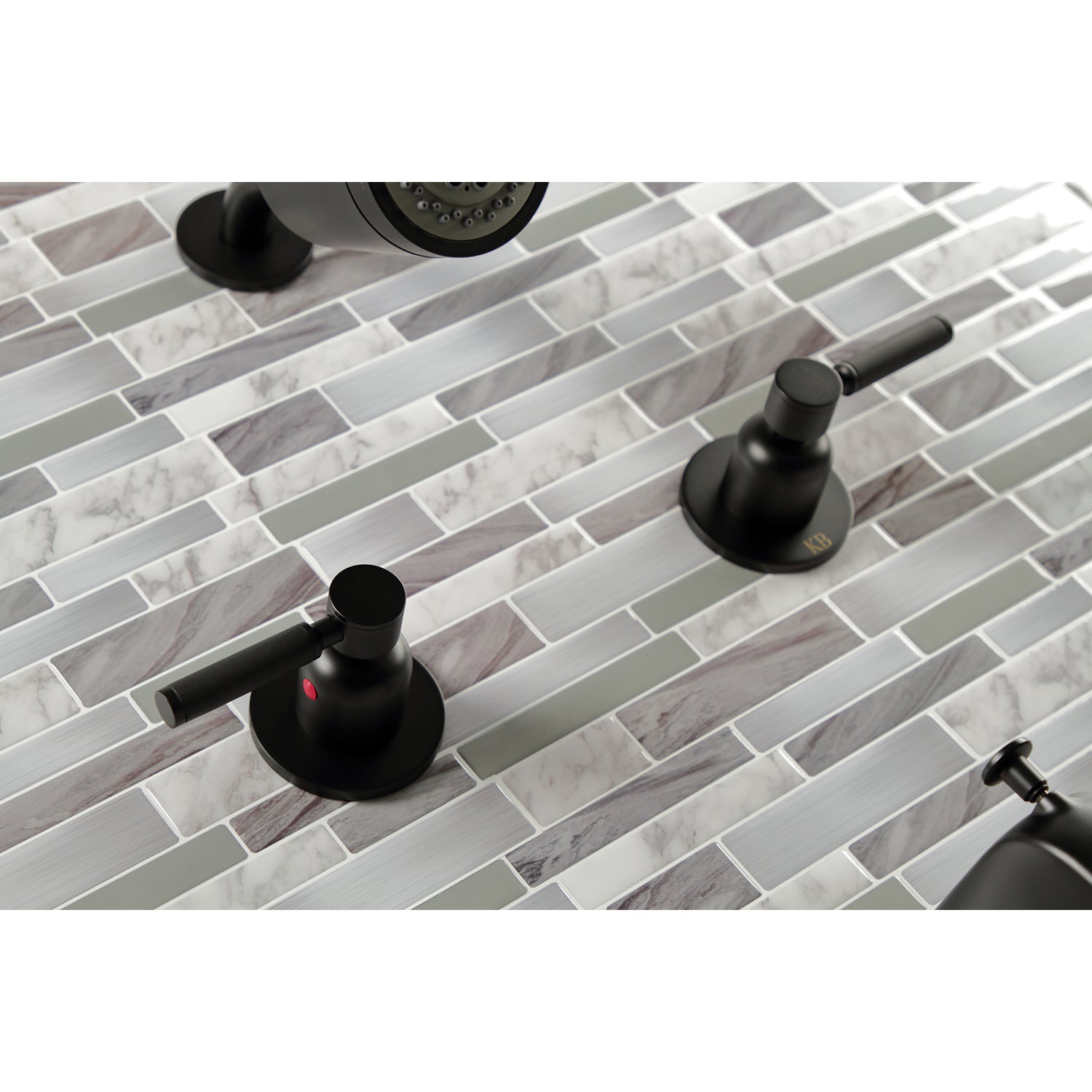 Kaiser Two Handle Tub And Shower Faucet