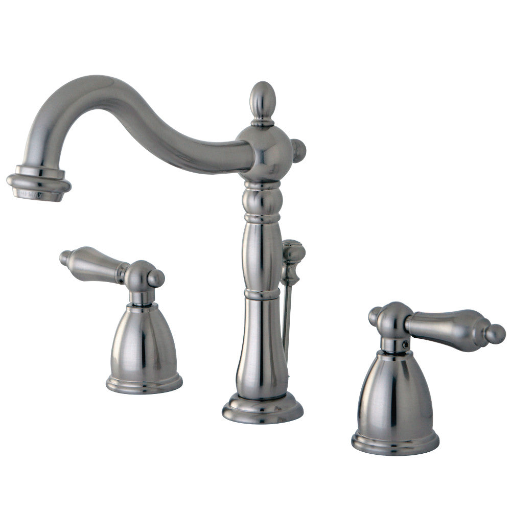 Heritage 8 inch Widespread Traditional Bathroom Faucet