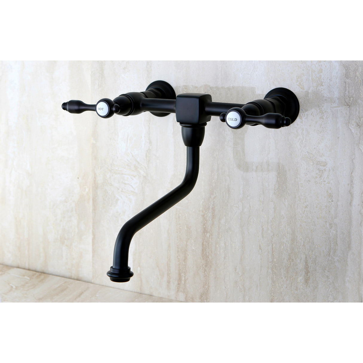Tudor Wall Mount Bathroom Faucet