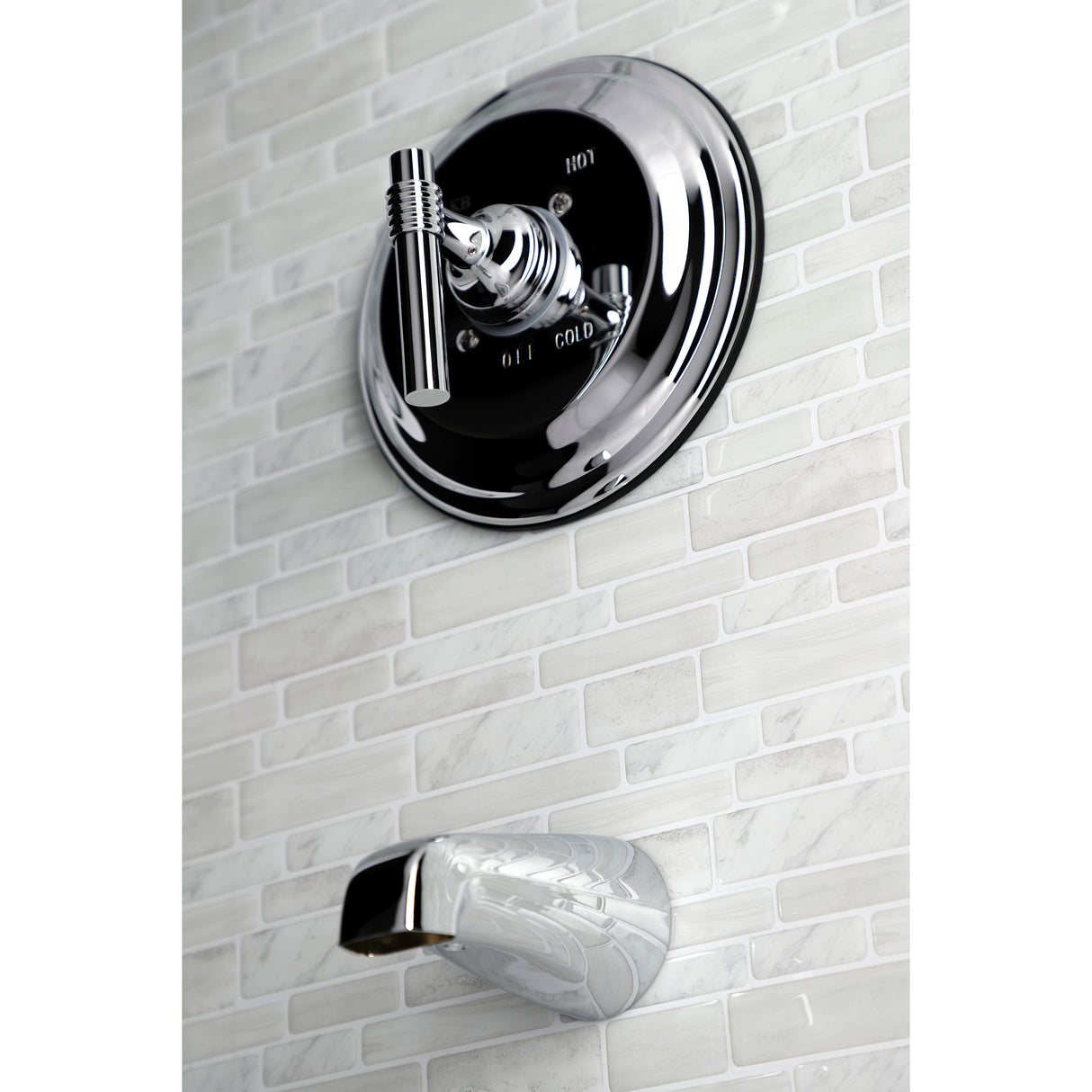 Polished Chrome Tub Trim Only Without Shower