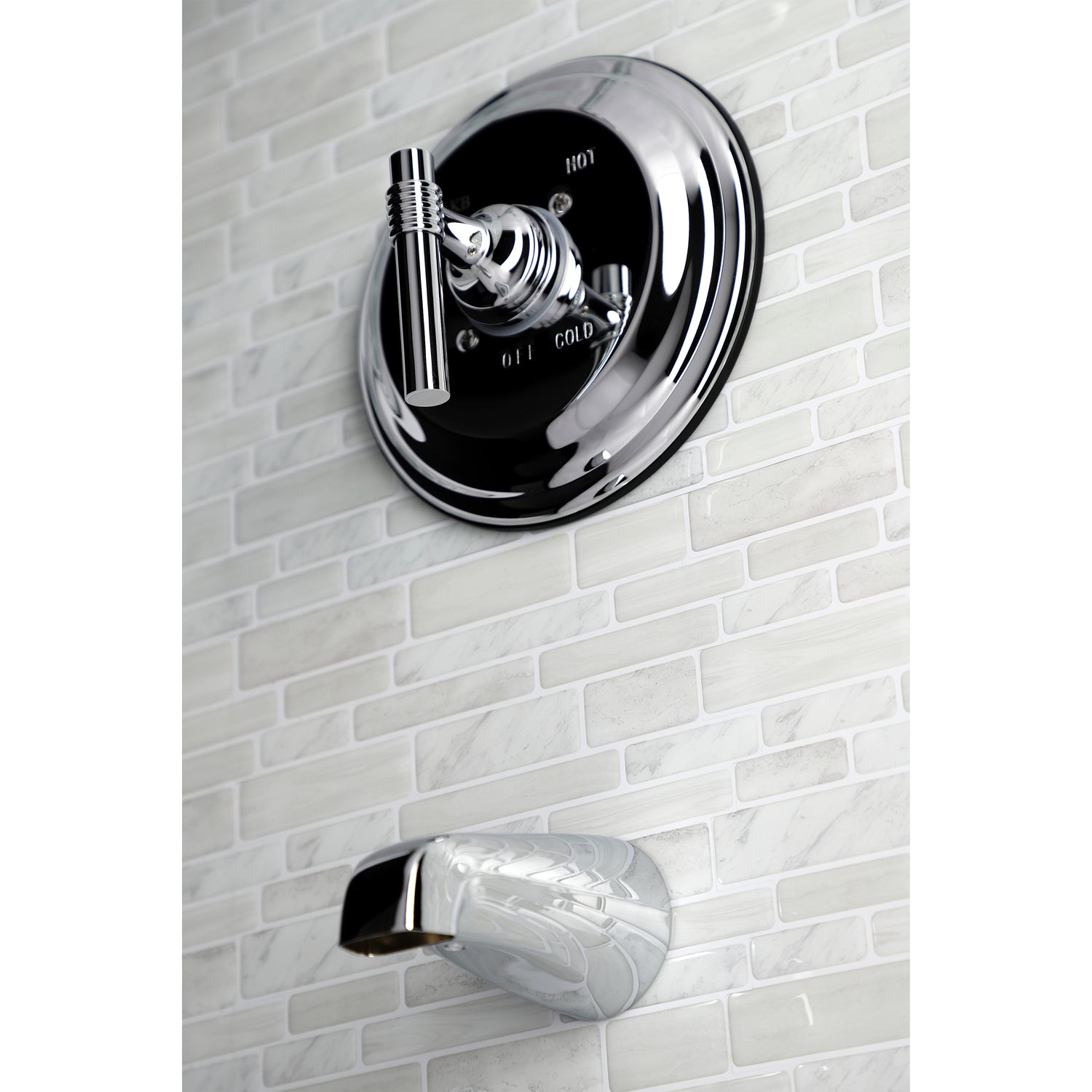 Polished Chrome Tub Trim Only Without Shower
