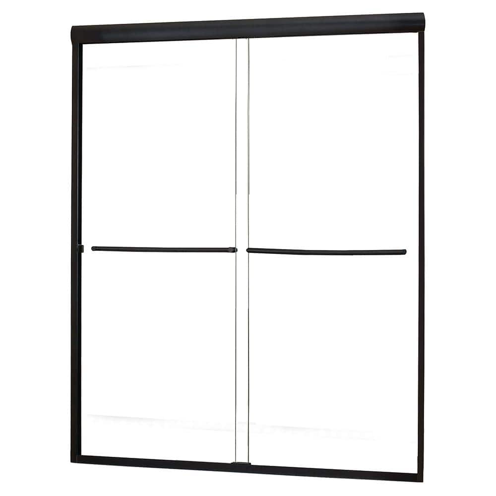 Semi-Framed Sliding Bypass Glass Shower Door - Cove