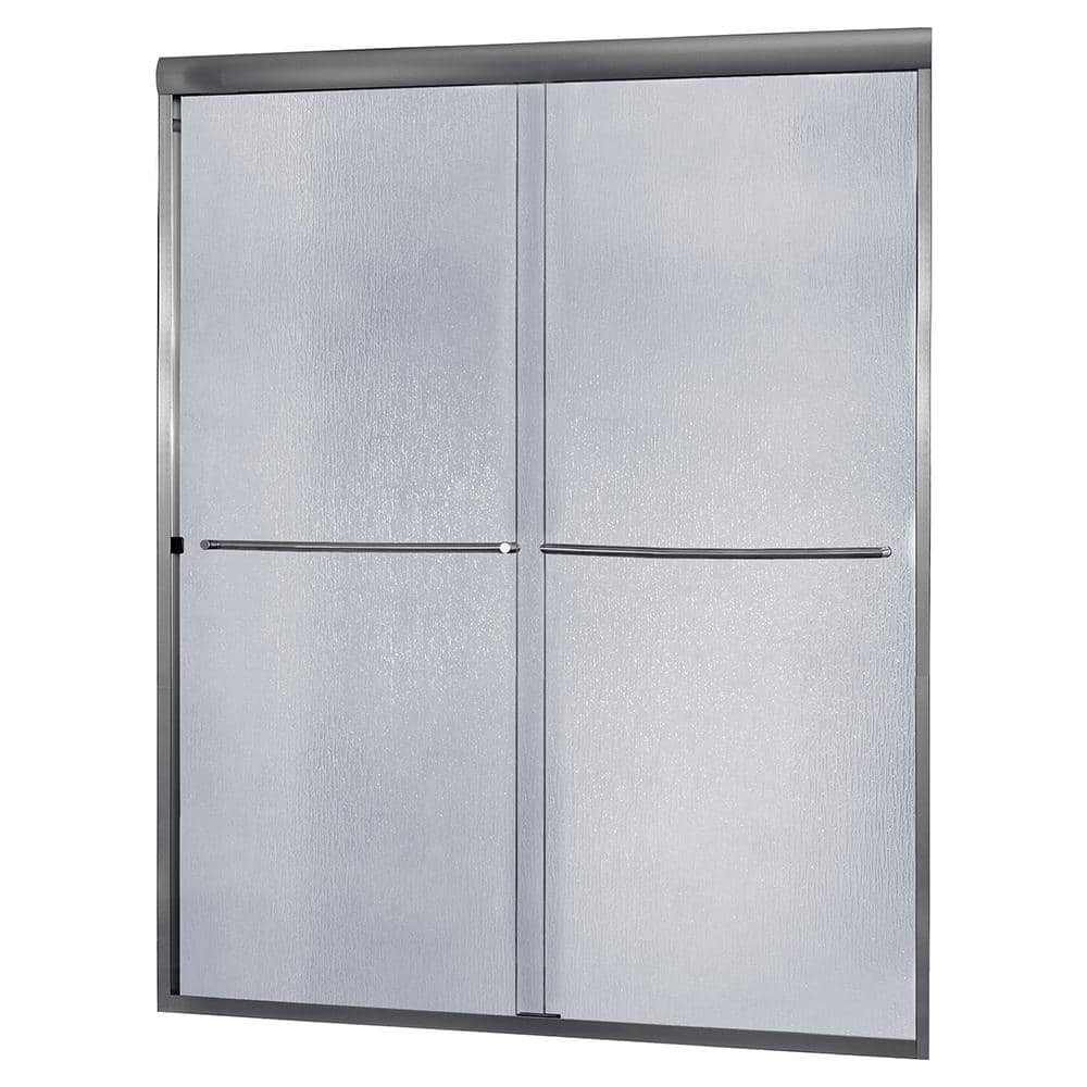 Semi-Framed Sliding Bypass Glass Shower Door - Cove