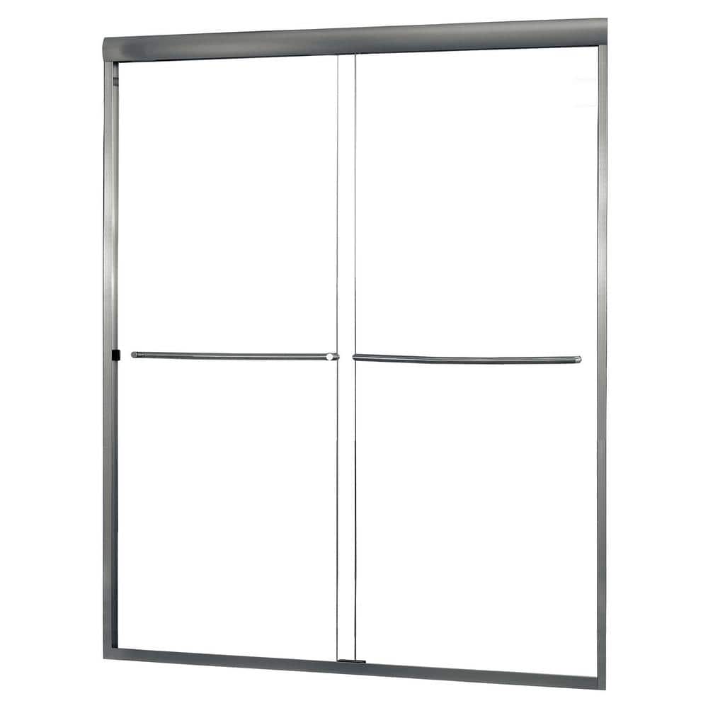 Semi-Framed Sliding Bypass Glass Shower Door - Cove