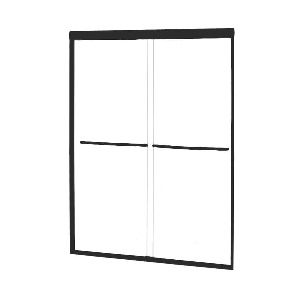 Semi-Framed Sliding Bypass Glass Shower Door - Cove