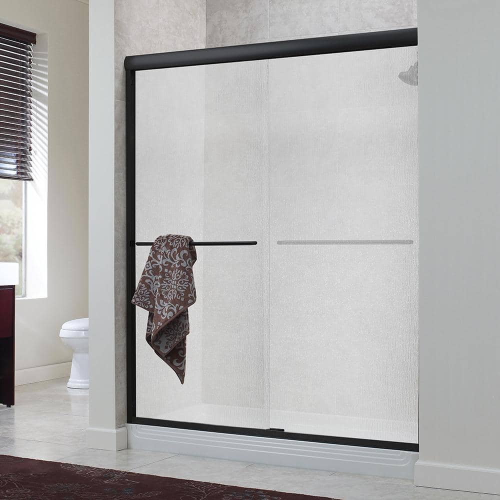 Semi-Framed Sliding Bypass Glass Shower Door - Cove