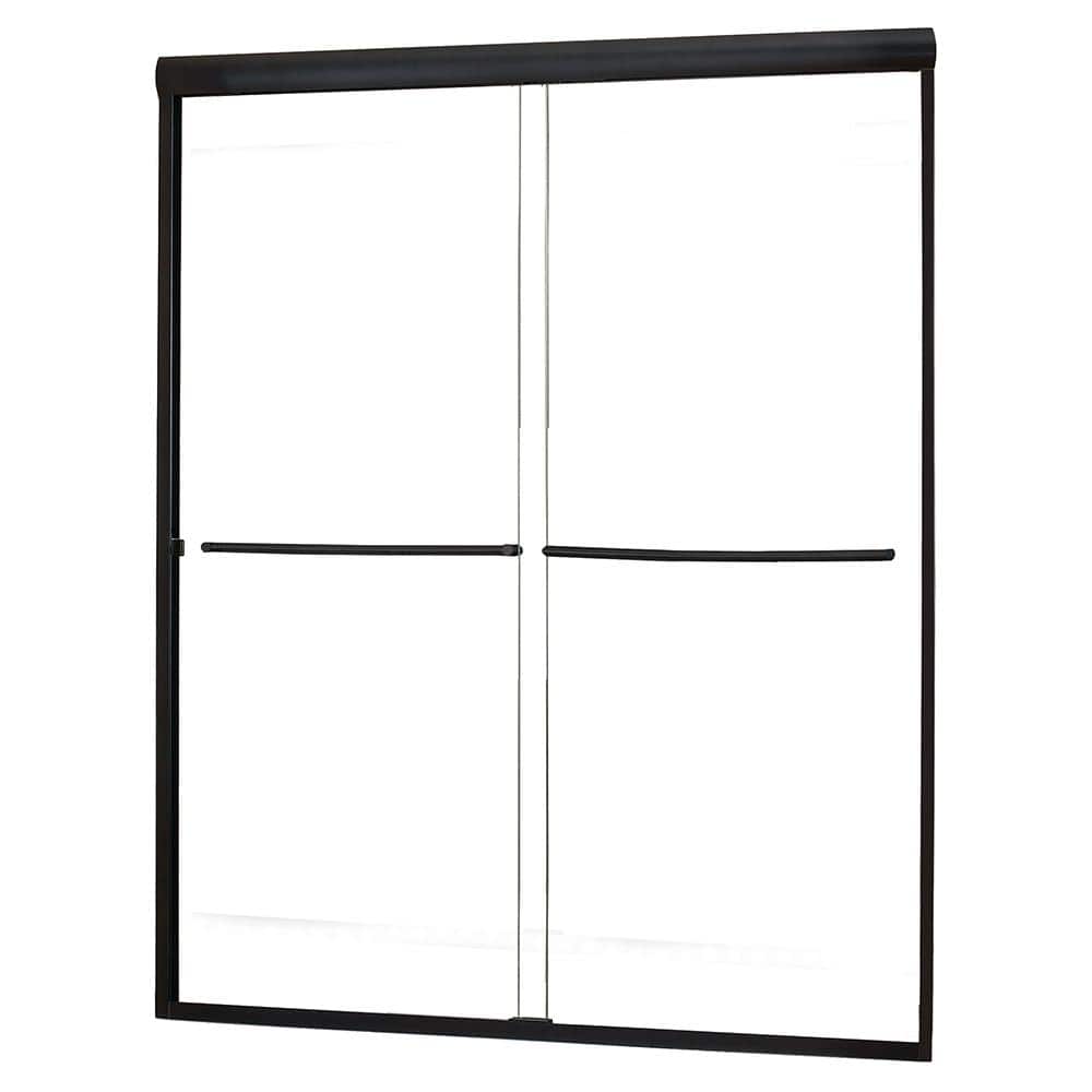 Semi-Framed Sliding Bypass Glass Shower Door - Cove