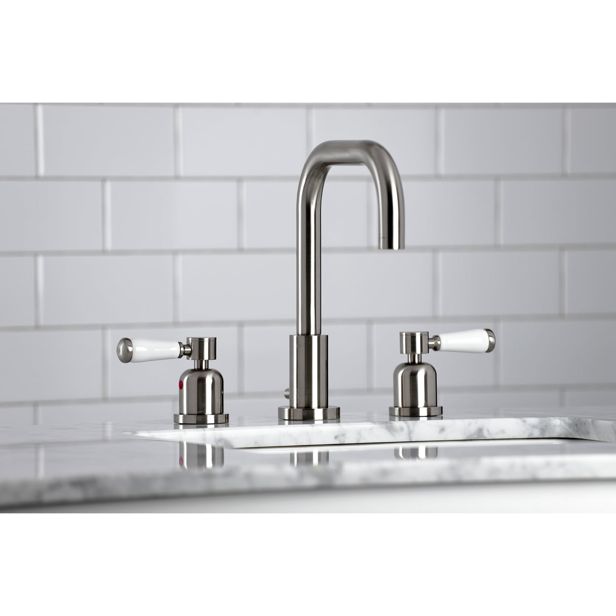 Paris Widespread Bathroom Faucet with Brass Pop-Up